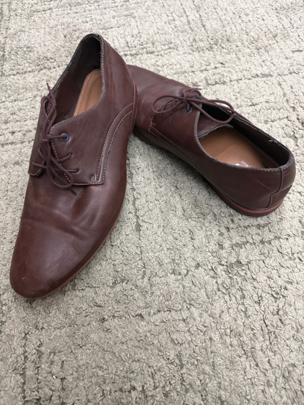 Apt. 9 Men's Dark Brown Leather Derby Shoes